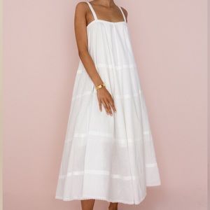 Posse odette cotton midi dress